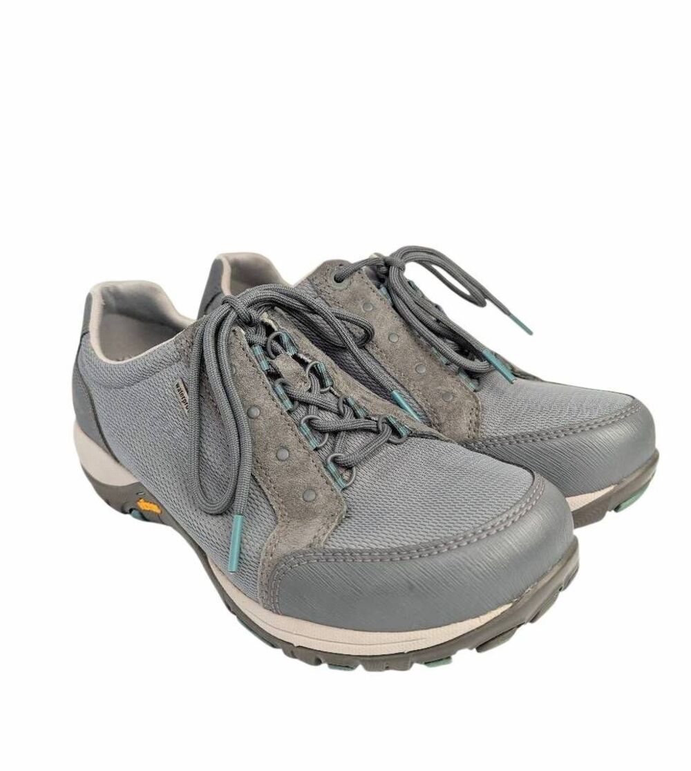 Dansko Peggy gray mesh and leather waterproof walking comfort sneaker 39 EU 8.5